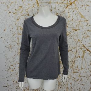 Ann Taylor long sleeve scoop neck tee size Medium